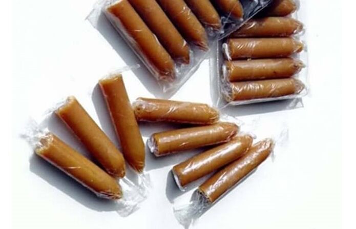 propolaadiga ravimküünlad prostatiidi korral